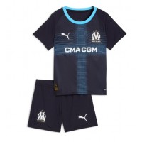 Dětský fotbalový dres Olympique de Marseille 2025-26 Venkovní Krátký Rukáv (+ trenýrky)